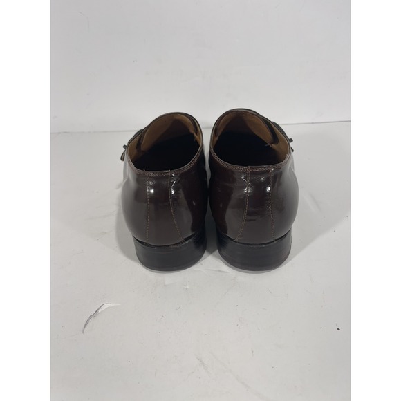 Emilio Bianco Buenos Aires Men Dark Brown Leather Monk Strap Shoe Argentina 10.5